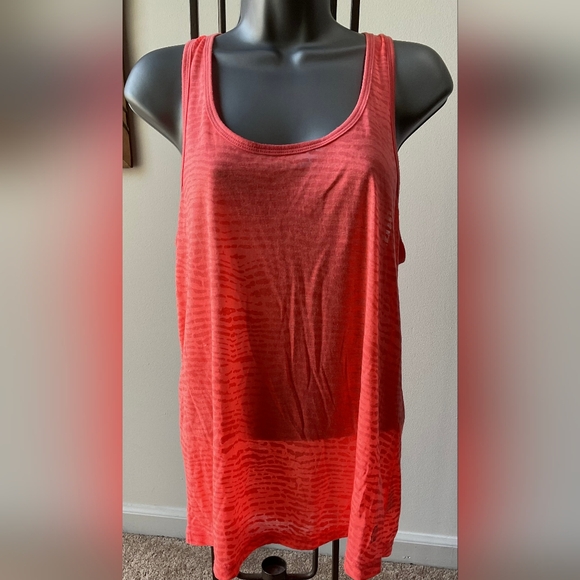 Balance Athletica Bright Red Coral Tank Top - Picture 1 of 3